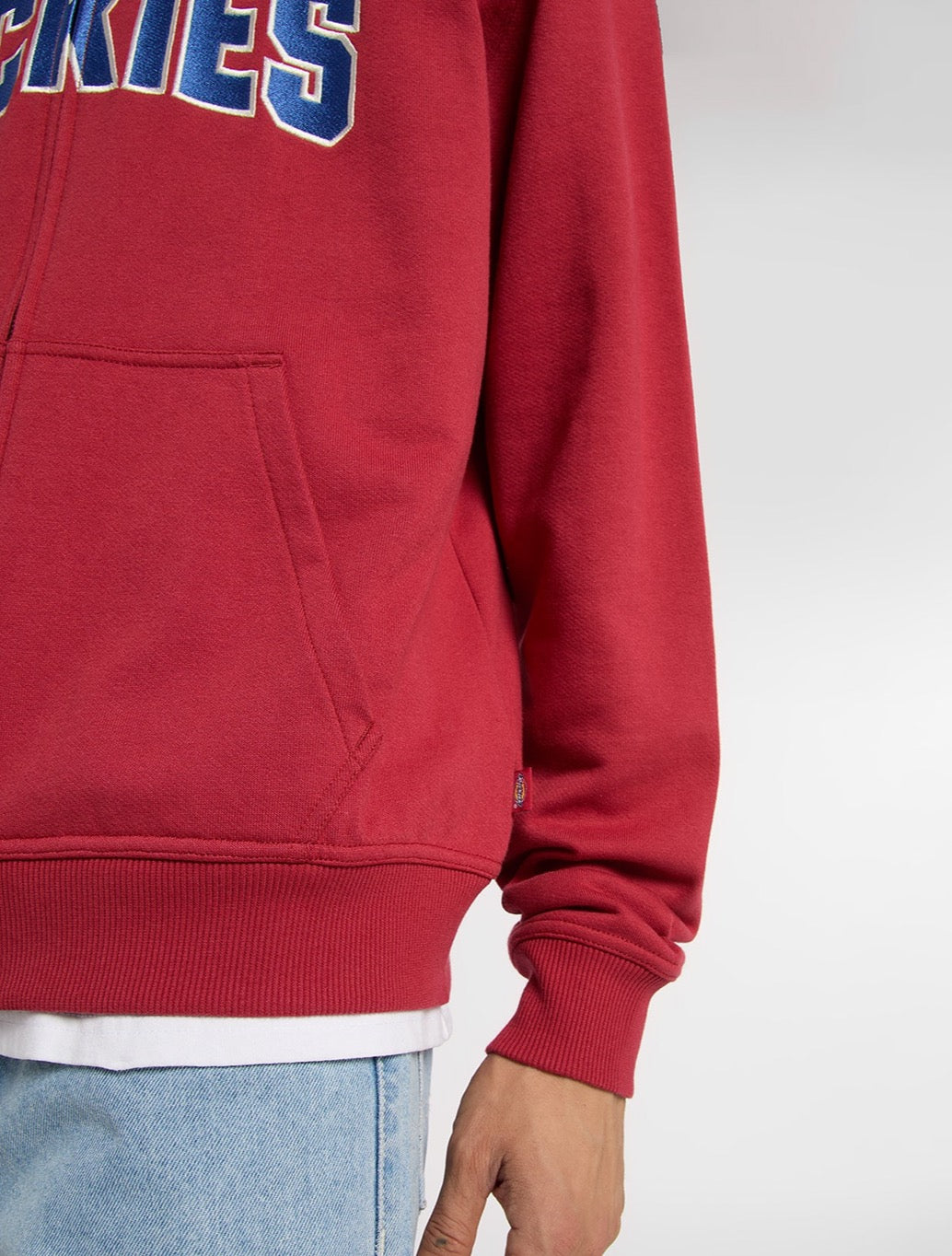 Dickies - Aitkin Zip Pullover Hoodie - Red