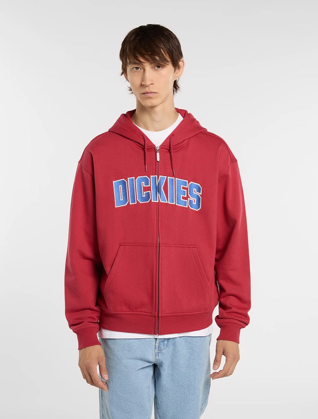 Dickies - Aitkin Zip Pullover Hoodie - Red