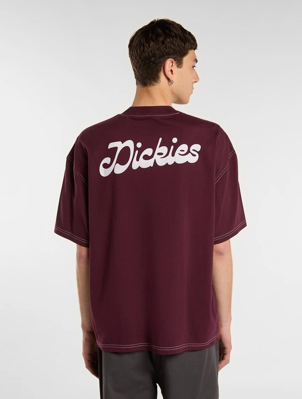 Dickies Cornville Midweight T-Shirt in Maroon