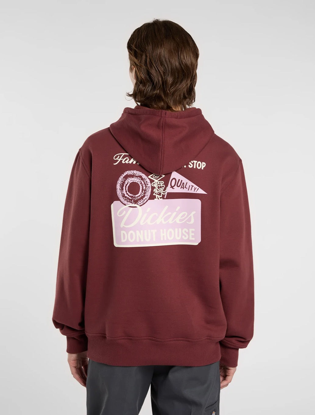 Dickies - Donut House Hoodie - Burgundy