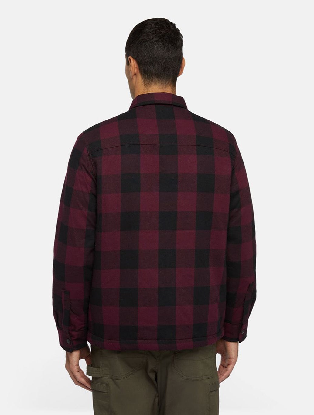 Dickies - Lined Sacramento Shirt - Burgundy Check