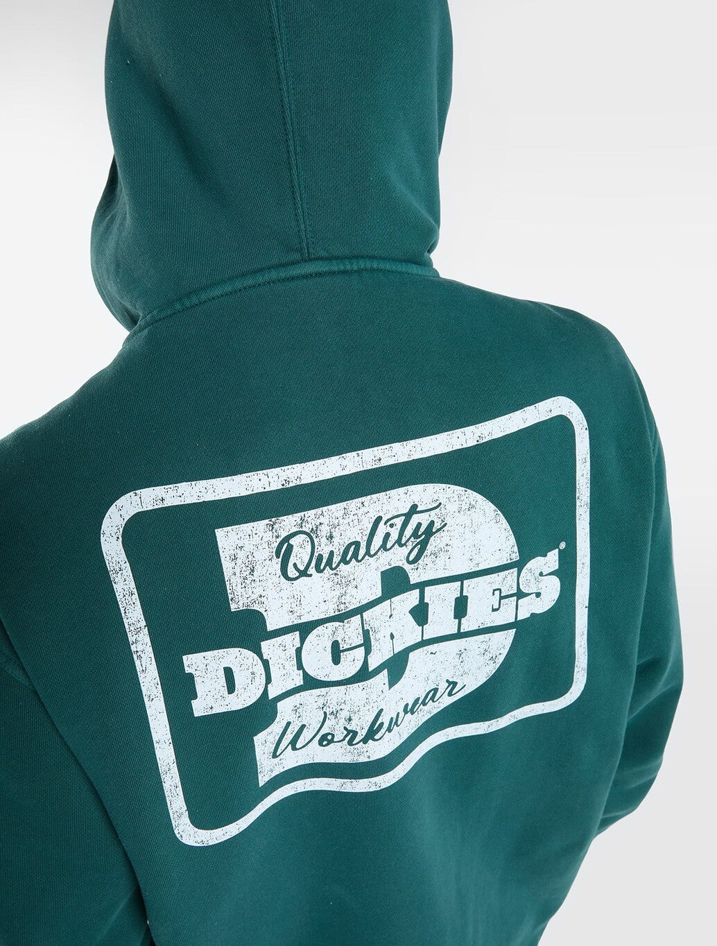 Dickies Minden Zip Pullover Hoodie in Dark Green