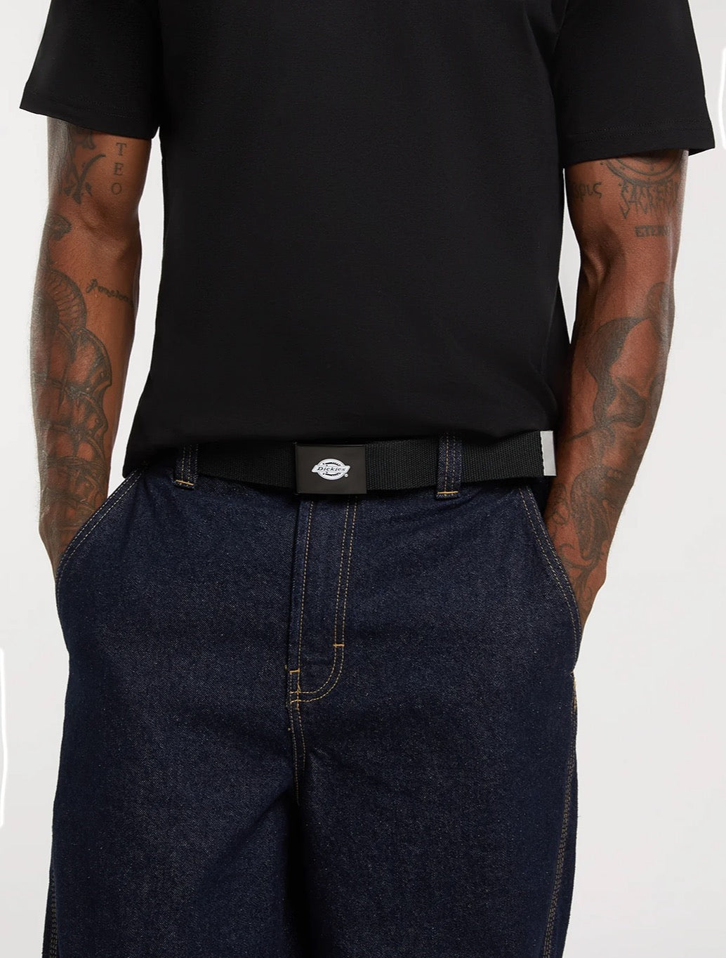 Dickies - Orcutt Logo Buckle Belt - Black