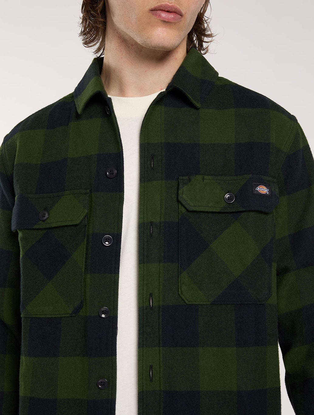 Dickies - Sacramento Shirt - Green/Black Check