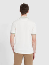 Farah - Alvin Tipped Collar Polo Shirt - Ecru