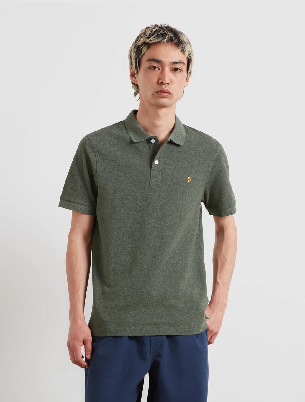 Farah Cunningham Polo Shirt in Dark Green