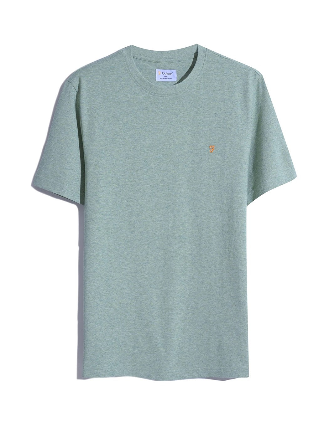 Farah Danny Regular Fit Organic Cotton T-Shirt - Mint Green