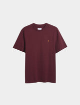 Farah - Danny Regular Fit Organic Cotton T-Shirt - Burgundy