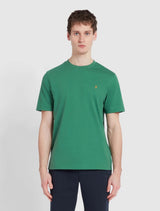 Farah - Danny Regular Fit Organic Cotton T-Shirt - Green