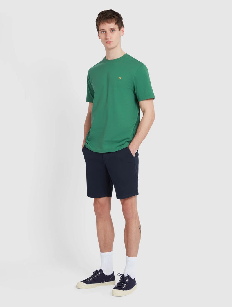 Farah - Danny Regular Fit Organic Cotton T-Shirt - Green