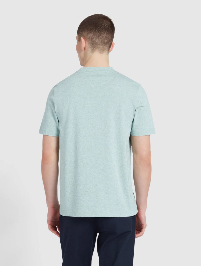 Farah - Danny Regular Fit Organic Cotton T-Shirt - Light Green