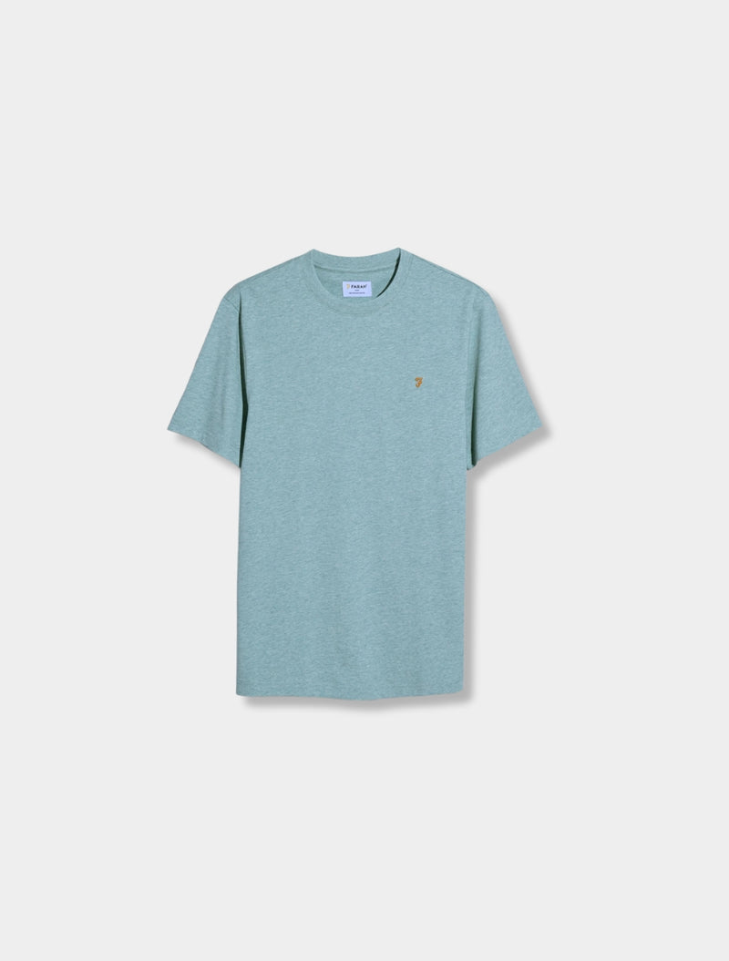 Farah - Danny Regular Fit Organic Cotton T-Shirt - Light Green