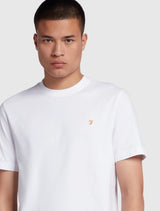 Farah - Danny Regular Fit Organic Cotton T-Shirt - White