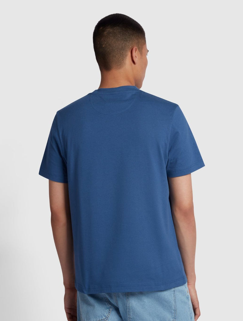 Farah - Danny Regular Fit T-Shirt - Storm Blue