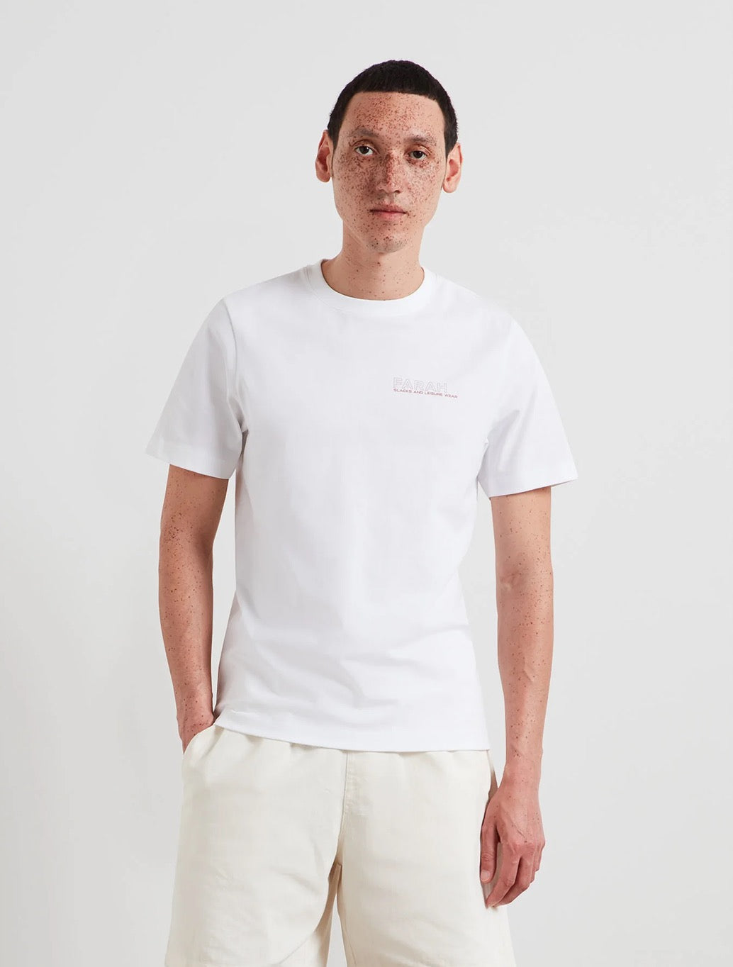 Farah - Dante Graphic T-Shirt - White