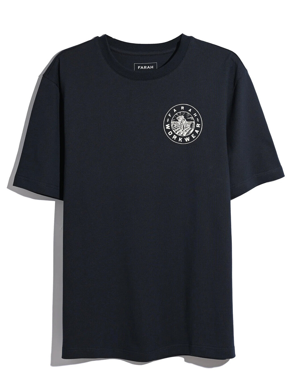 Farah Haise Graphic T-Shirt in Navy
