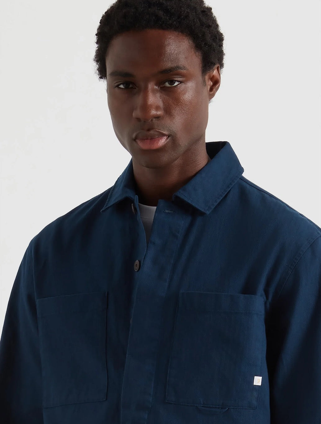 Farah - Marshall Overshirt - Navy