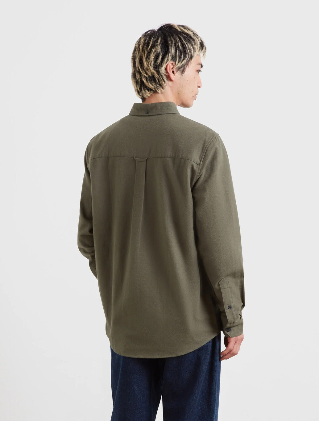 Farah Marvin Flannel Shirt in Rosemary