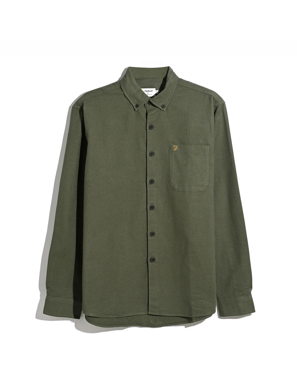 Farah Marvin Flannel Shirt in Rosemary
