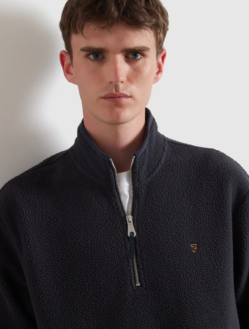 Farah - Mews Fleece - Navy