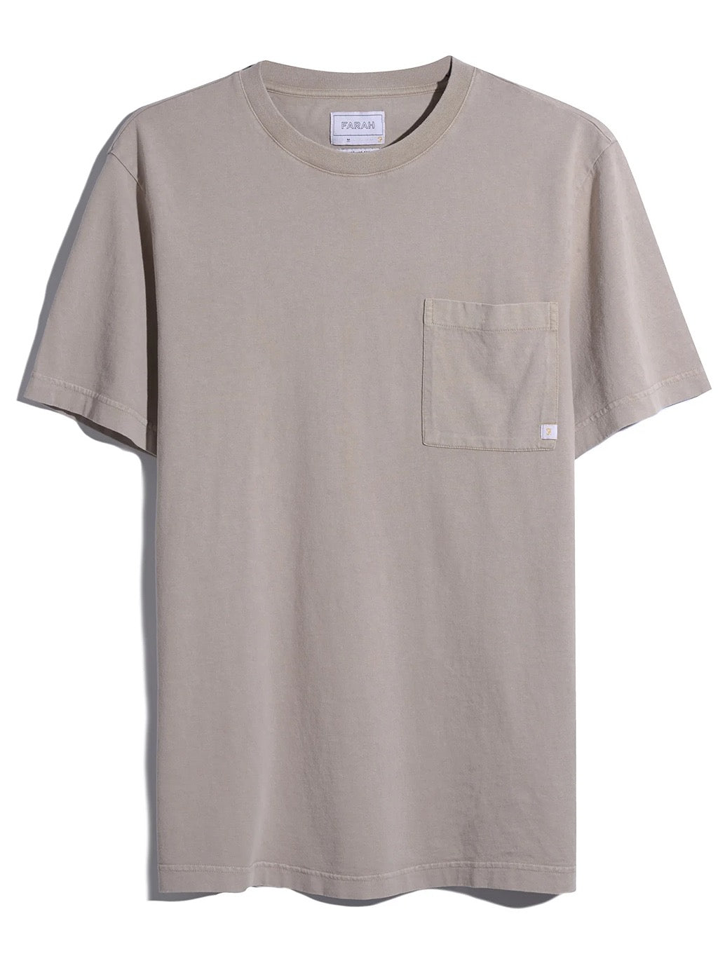 Farah Stacy Pocket T-Shirt - Light Brown
