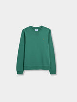 Farah - Tim Organic Cotton Crew Neck Sweatshirt - Green