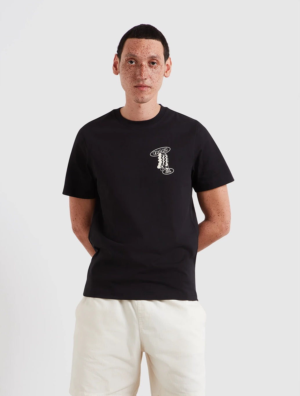 Farah - Tristan Graphic T-Shirt - Black