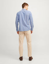 Jack & Jones - Brook Oxford Slim-Fit Shirt - Light Blue