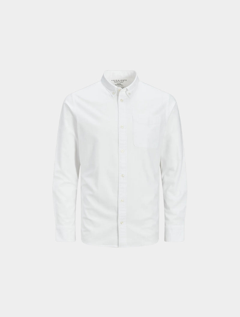 Jack & Jones - Brook Oxford Slim-Fit Shirt - White