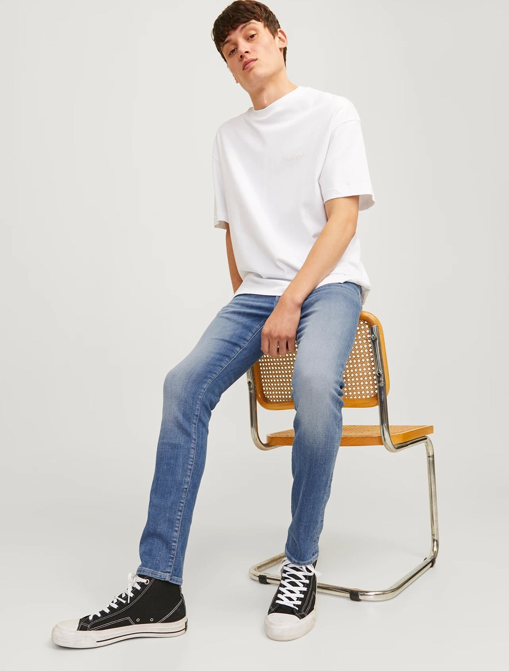 Jack & Jones - Glenn Original Slim-Fit Jean - Denim Light Blue