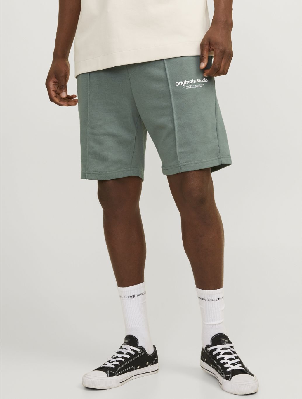 Jack & Jones - Loose Fit Sweat Short - Light Green