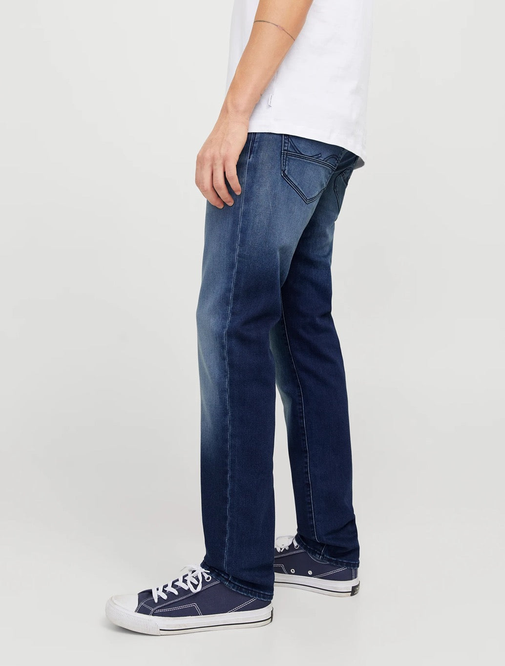 Jack & Jones - Mike Fox Tapered Fit Jean - Denim Blue