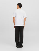 Jack & Jones - Printed Crew Neck T-Shirt - White