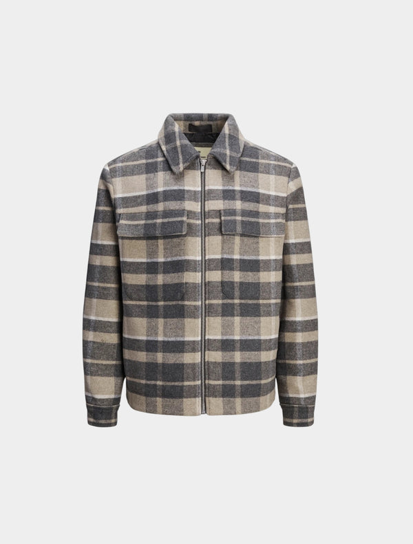 Jack & Jones - Russel Wool Shacket - Brown Check