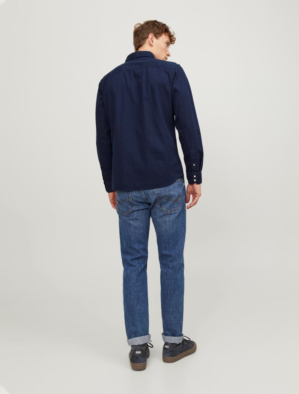 Jack & Jones - Slim Fit Denim Shirt - Navy