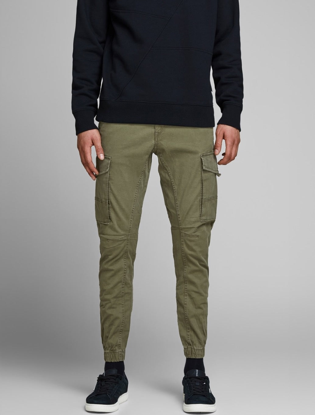 Jack & Jones - Slim Fit Cargo Trousers - Khaki