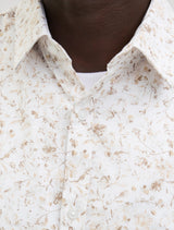 Jack & Jones - Summer Printed Short Sleeve Shirt - Beige