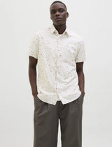 Jack & Jones - Summer Printed Short Sleeve Shirt - Beige