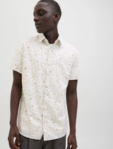 Jack & Jones - Summer Printed Short Sleeve Shirt - Beige