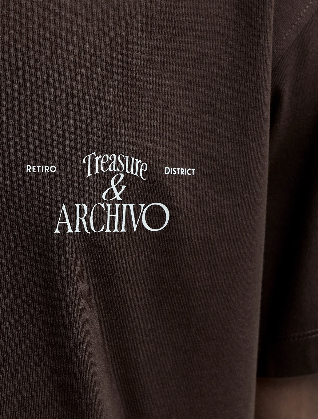 Jack & Jones Alamanco Back Print T-Shirt in Dark Brown