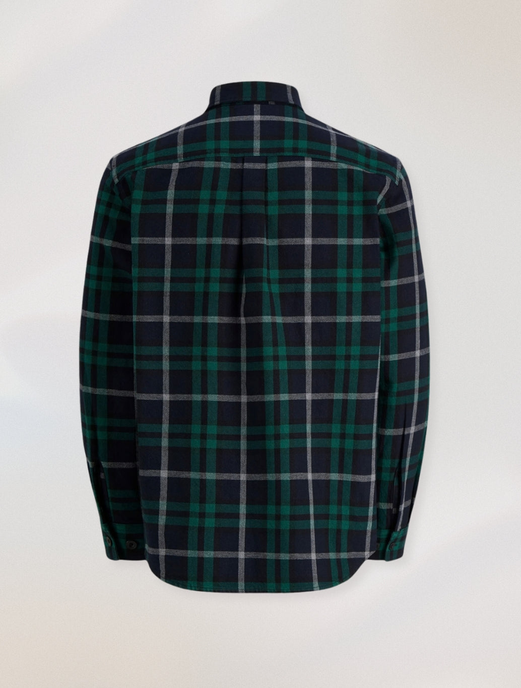 Jack & Jones Bluivy Check Overshirt in Green Check