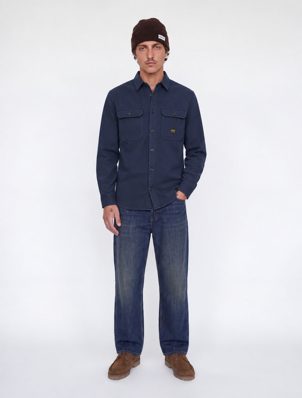 Jack & Jones Bluivy Overshirt in Navy