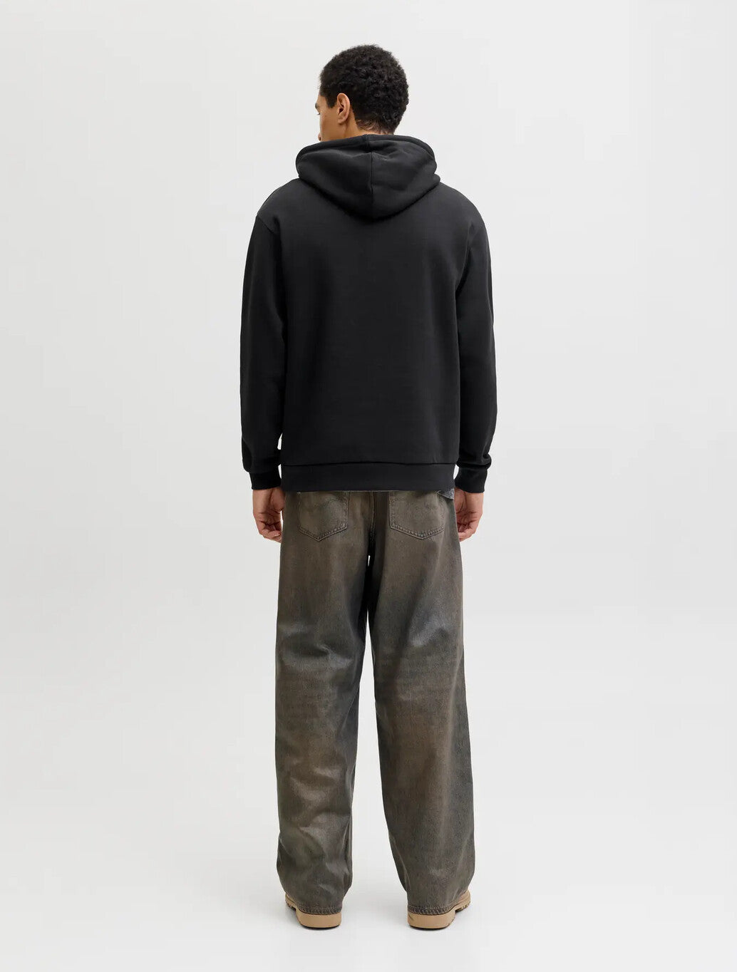 Jack & Jones Bradley Relaxed Fit Hoodie in Black