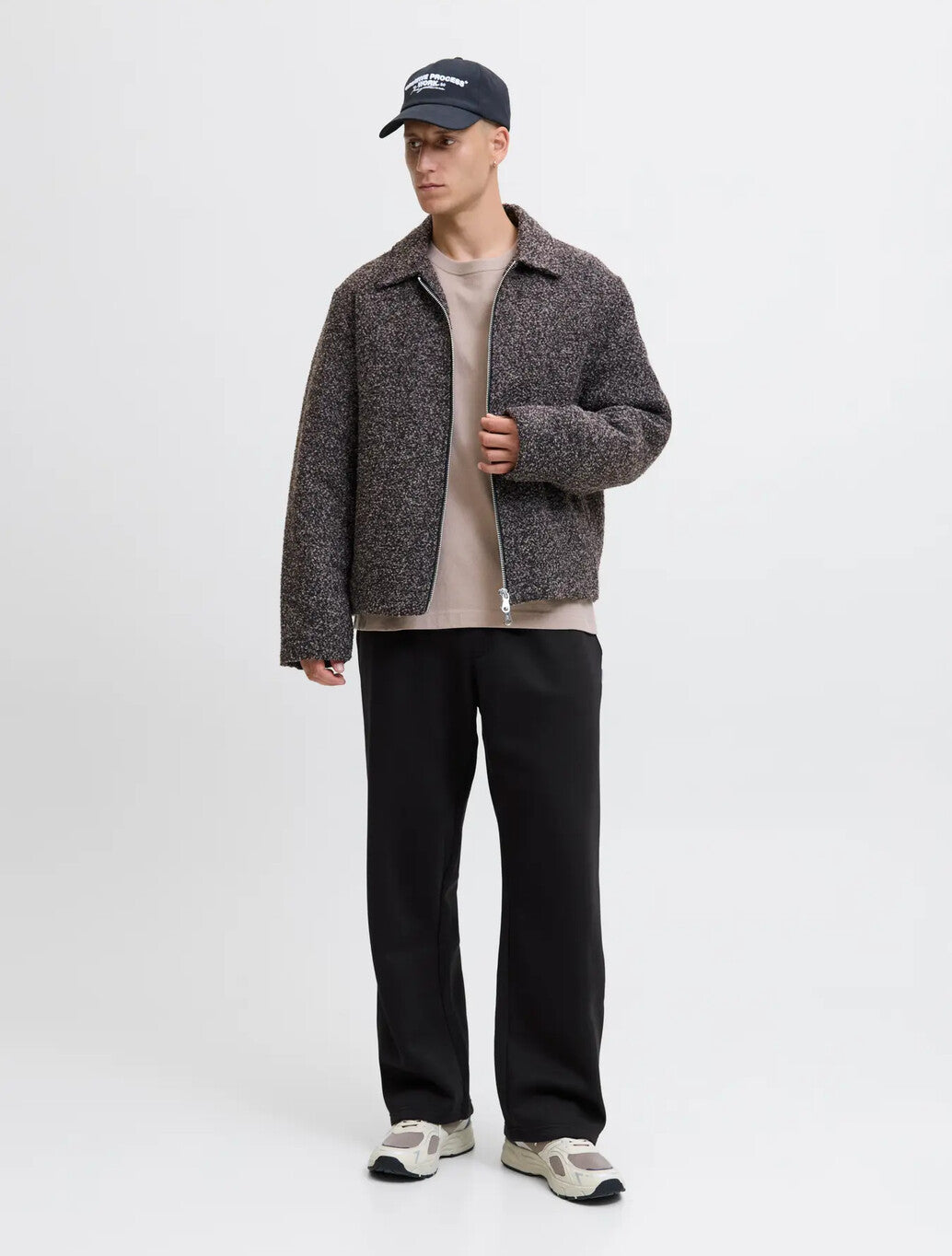 Jack & Jones Bradley Wide Leg Sweatpants in Black