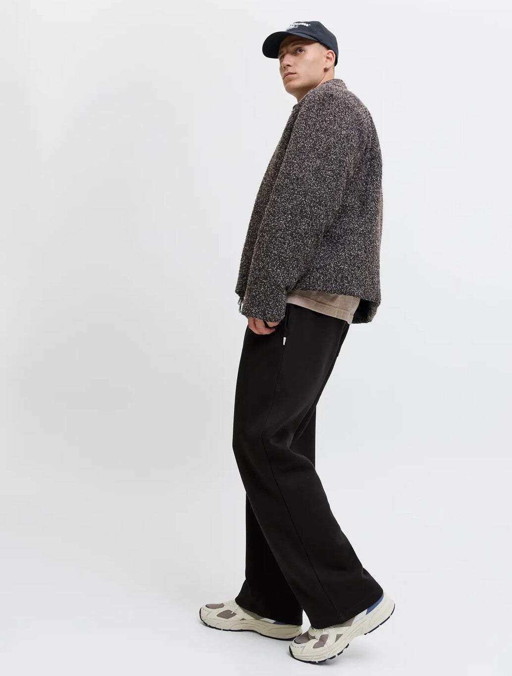 Jack & Jones Bradley Wide Leg Sweatpants in Black