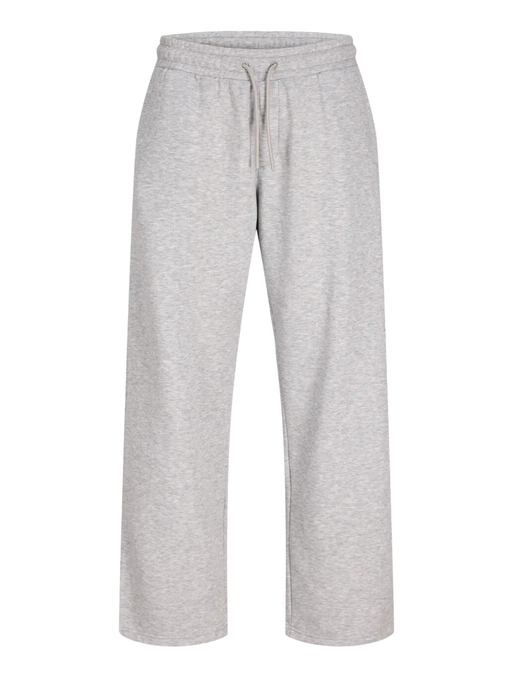 Jack & Jones Bradley Wide Leg Sweatpants in Light Grey Melange