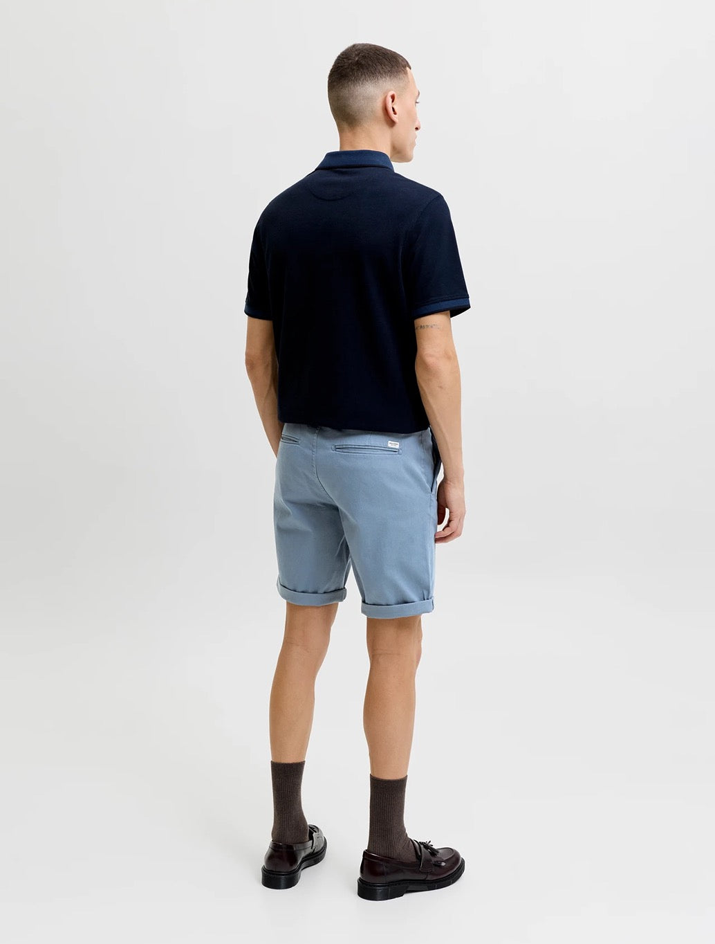 Jack & Jones Bowie Regular Fit Chino Shorts in Blue
