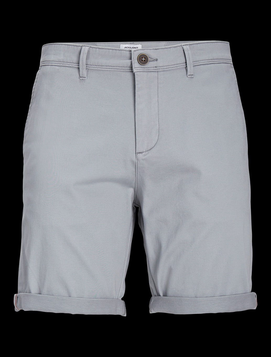 Jack & Jones Bowie Regular Fit Chino Shorts in Grey