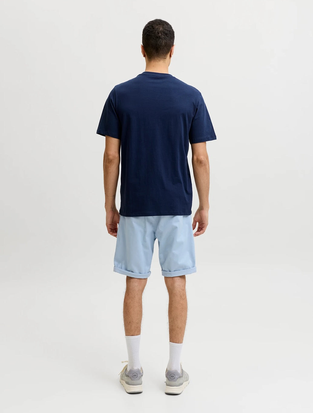 Jack & Jones Bowie Regular Fit Chino Shorts in Light Blue