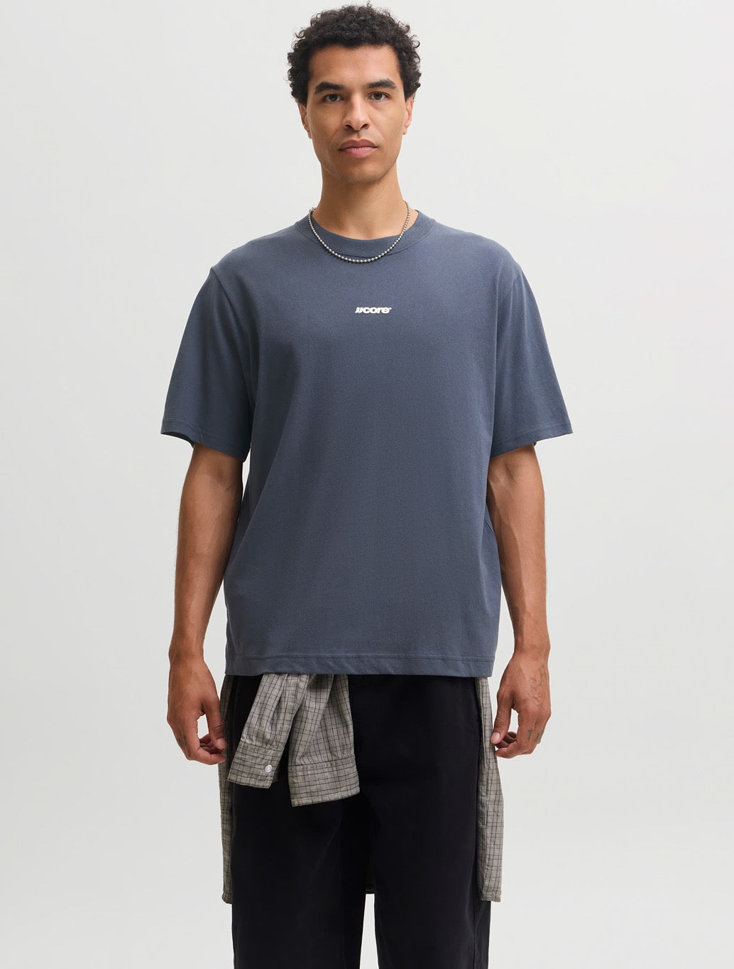 Jack & Jones Club Back Print T-Shirt in Navy